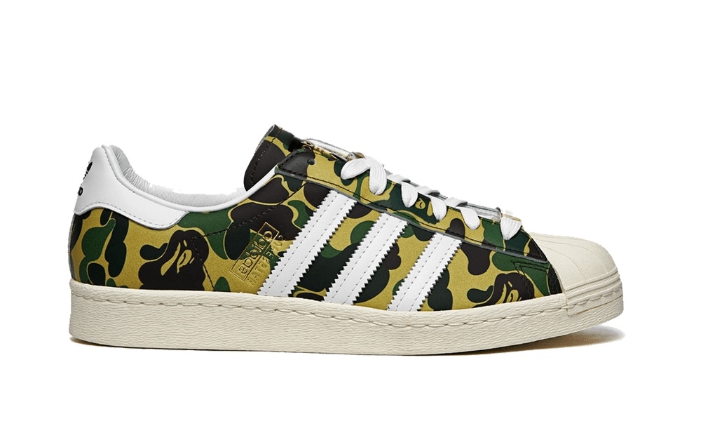 Adidas superstar Bape ABC camo green